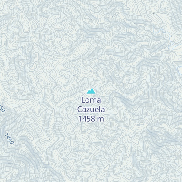 Map of Loma Cazuela