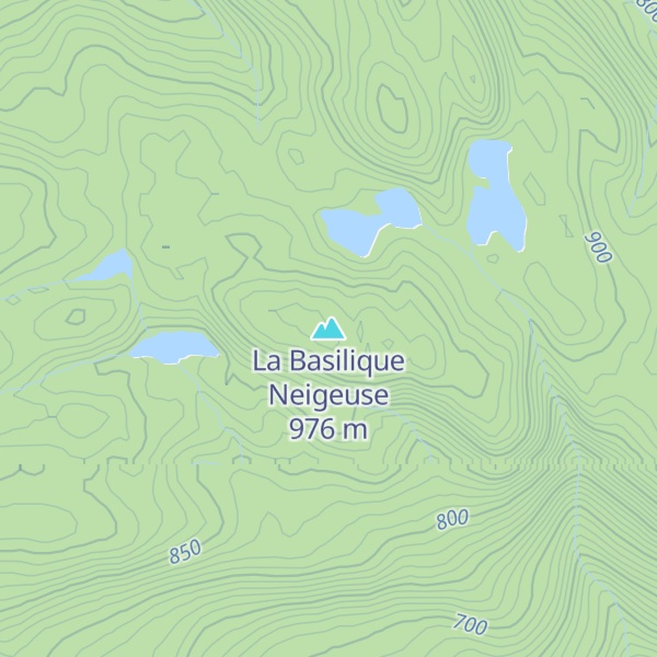 Map of La Basilique Neigeuse