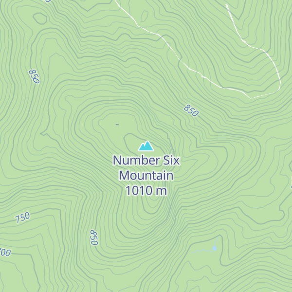 Map of Number Six Mountain