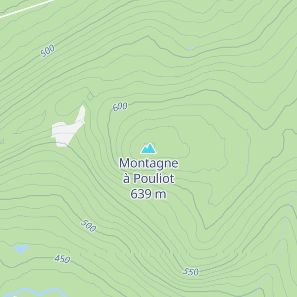 Map of Montagne à Pouliot