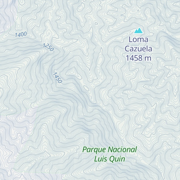 Map of Loma de La Botija