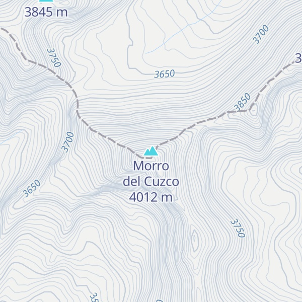 Map of Morro del Cuzco