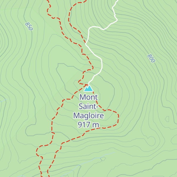 Map of Mont Saint-Magloire