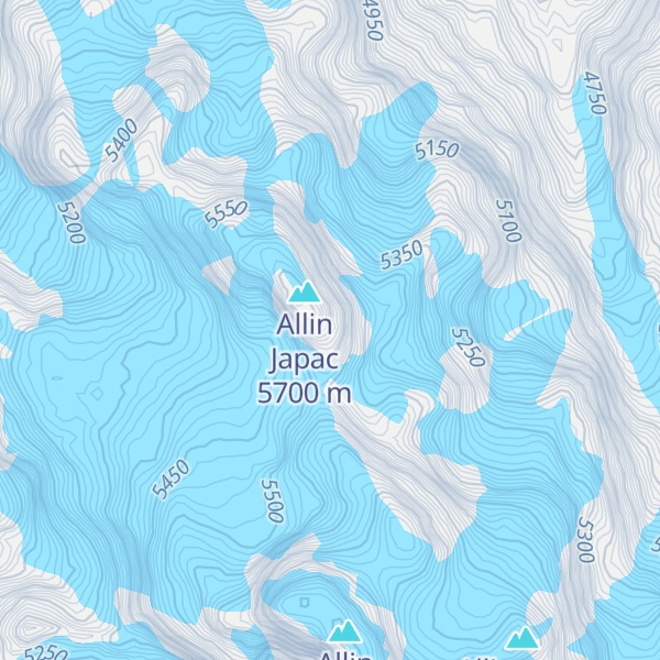 Map of Huaynaccapac