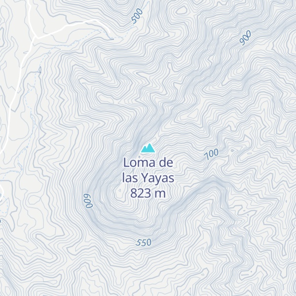 Map of Loma de las Yayas