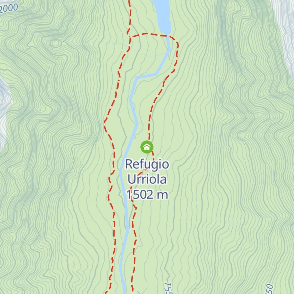 Map of Refugio Urriola