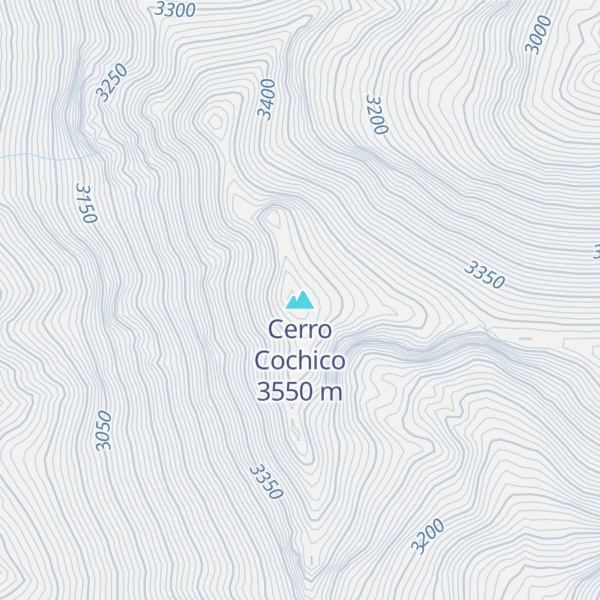 Map of Cerro Cochico