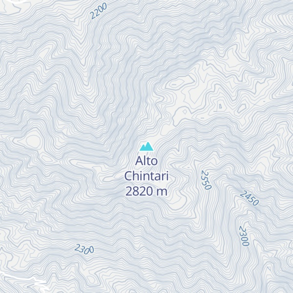 Map of Alto Chintari