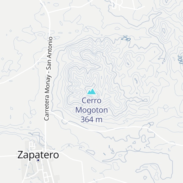 Map of Cerro Mogoton