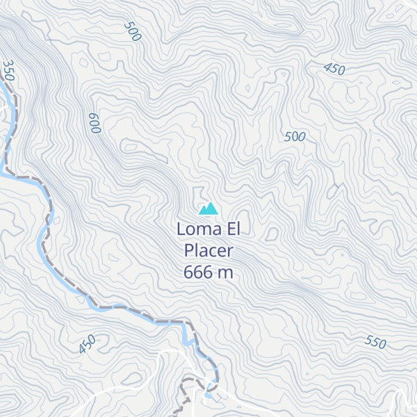 Map of Loma El Placer