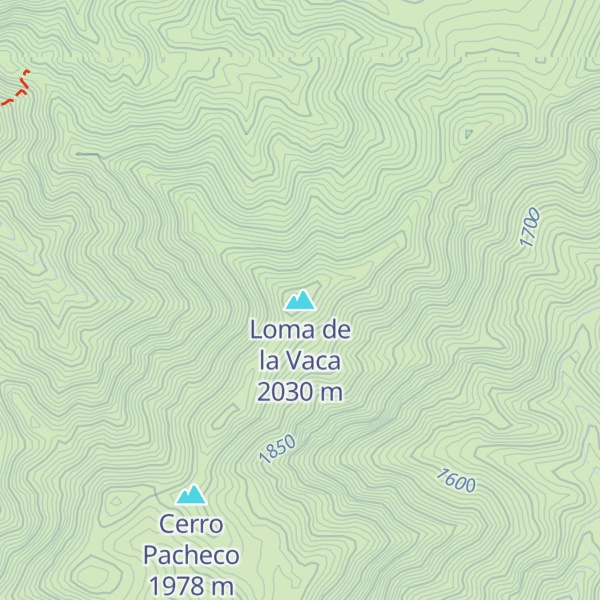 Map of Loma de la Vaca