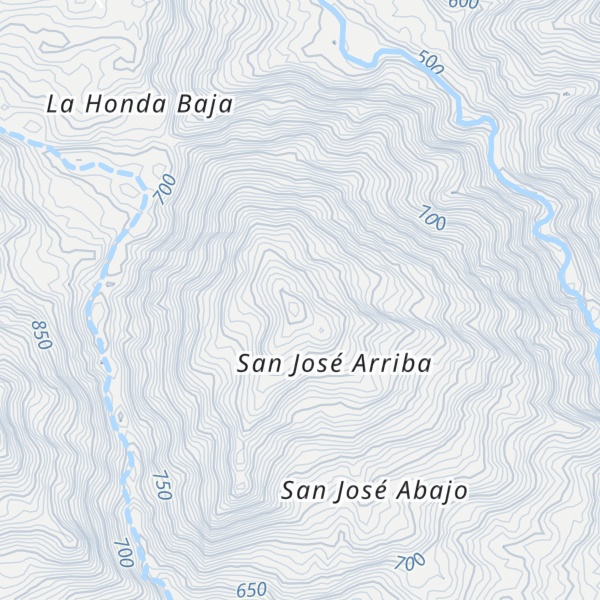 Map of Cerro San José