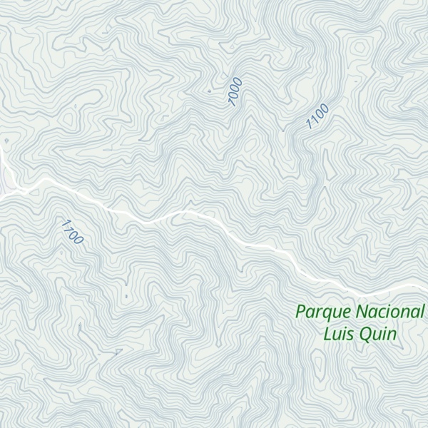 Map of Loma El Derrumbado