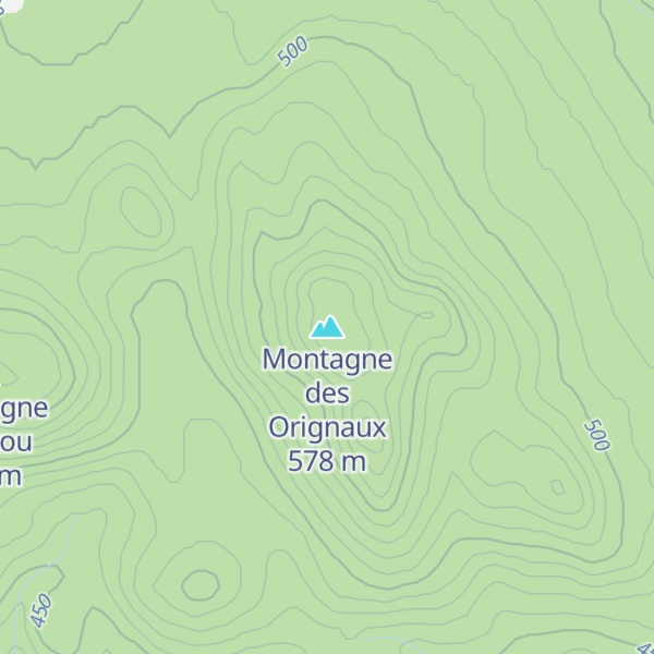 Map of Montagne des Orignaux