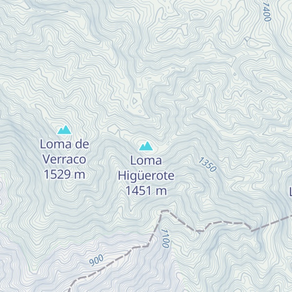 Map of Loma Higüerote