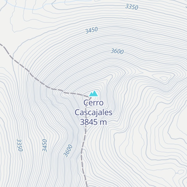 Map of Cerro Cascajales