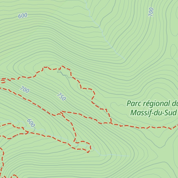 Map of Sommet de la Crête des Grives
