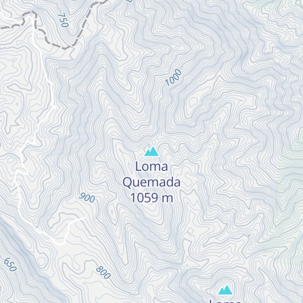 Map of Loma Quemada