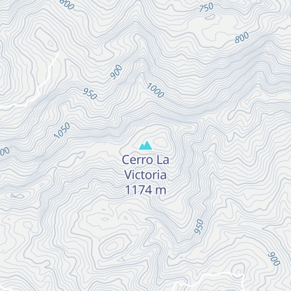 Map of Cerro La Victoria
