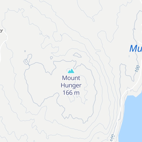 Map of Mount Hunger
