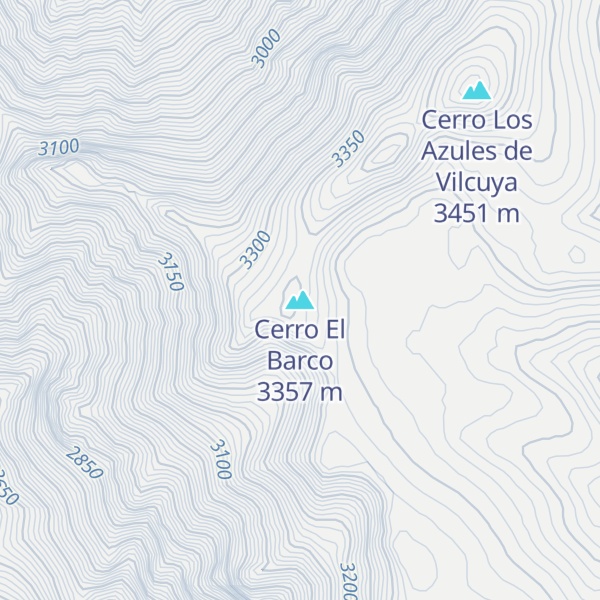 Map of Cerro El Barco