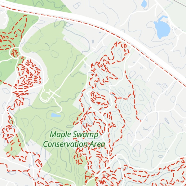 Map of Sam Nye's Mountain