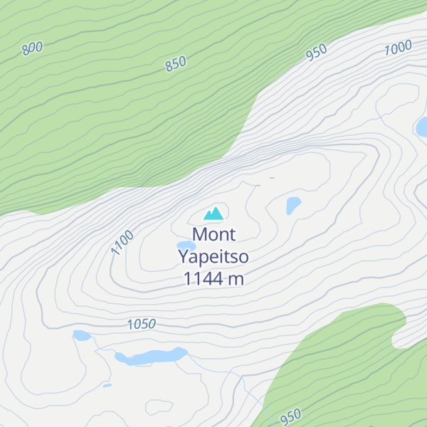 Map of Mont Yapeitso