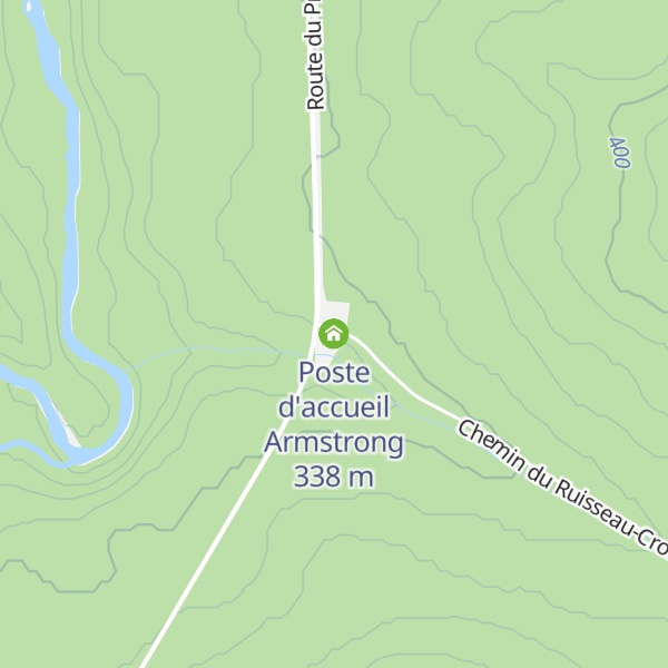 Map of Poste d'accueil Armstrong