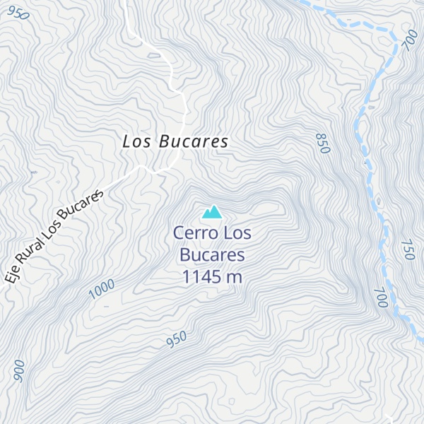 Map of Cerro Los Bucares