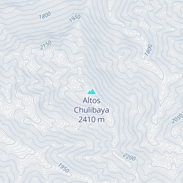 Map of Altos Chulibaya