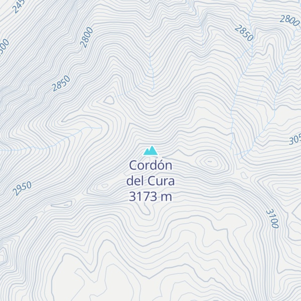 Map of Cordón del Cura