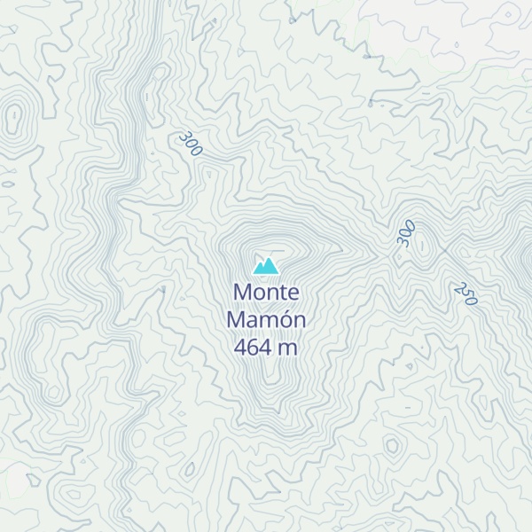 Map of Monte Mamón