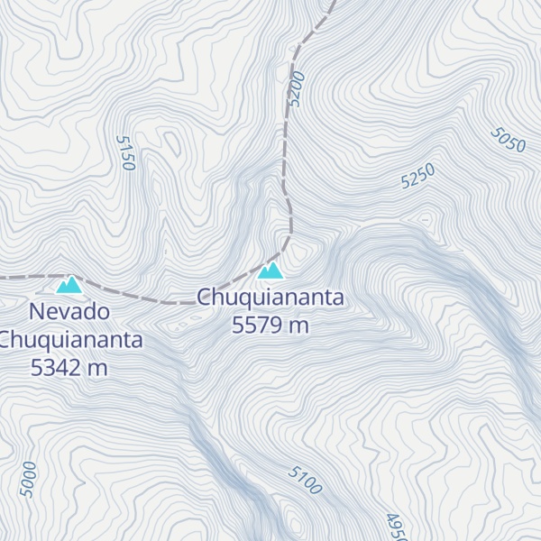 Map of Chuquiananta