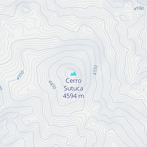 Map of Cerro Sutuca