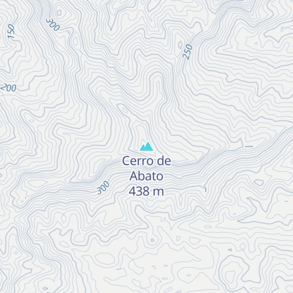 Map of Cerro de Abato