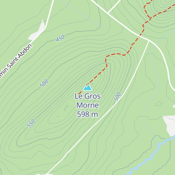 Map of Le Gros Morne