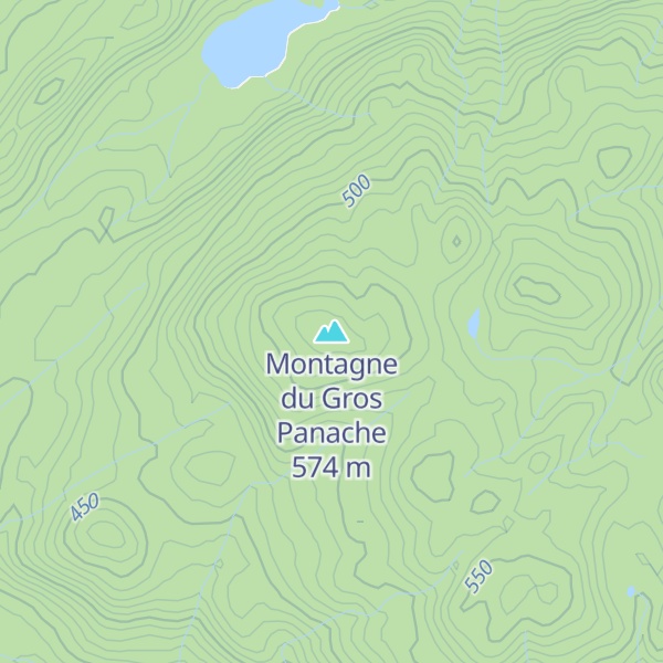 Map of Montagne du Gros Panache