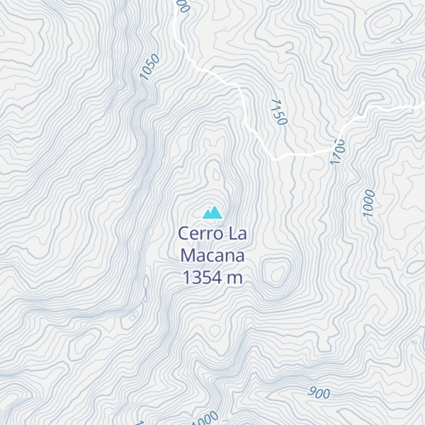Map of Cerro La Macana