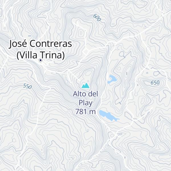Map of Alto del Play