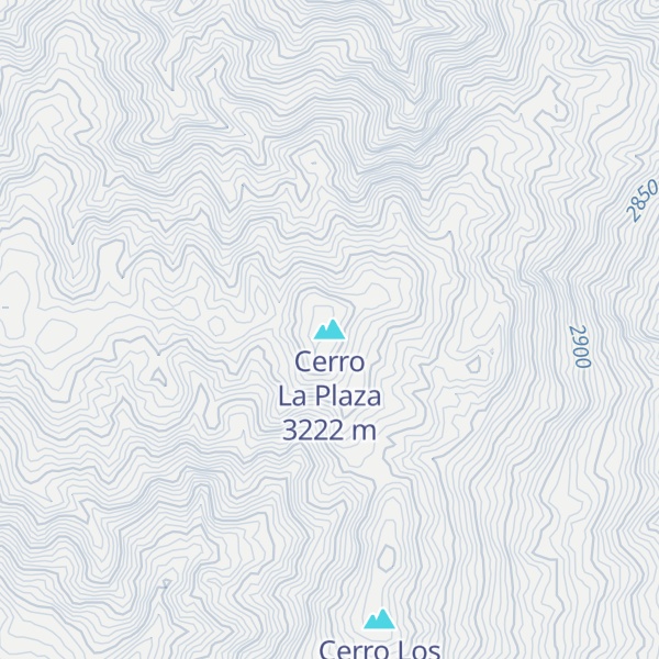 Map of Cerro La Plaza