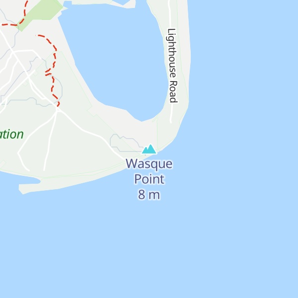Map of Wasque Point