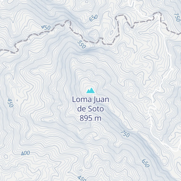 Map of Loma Juan de Soto