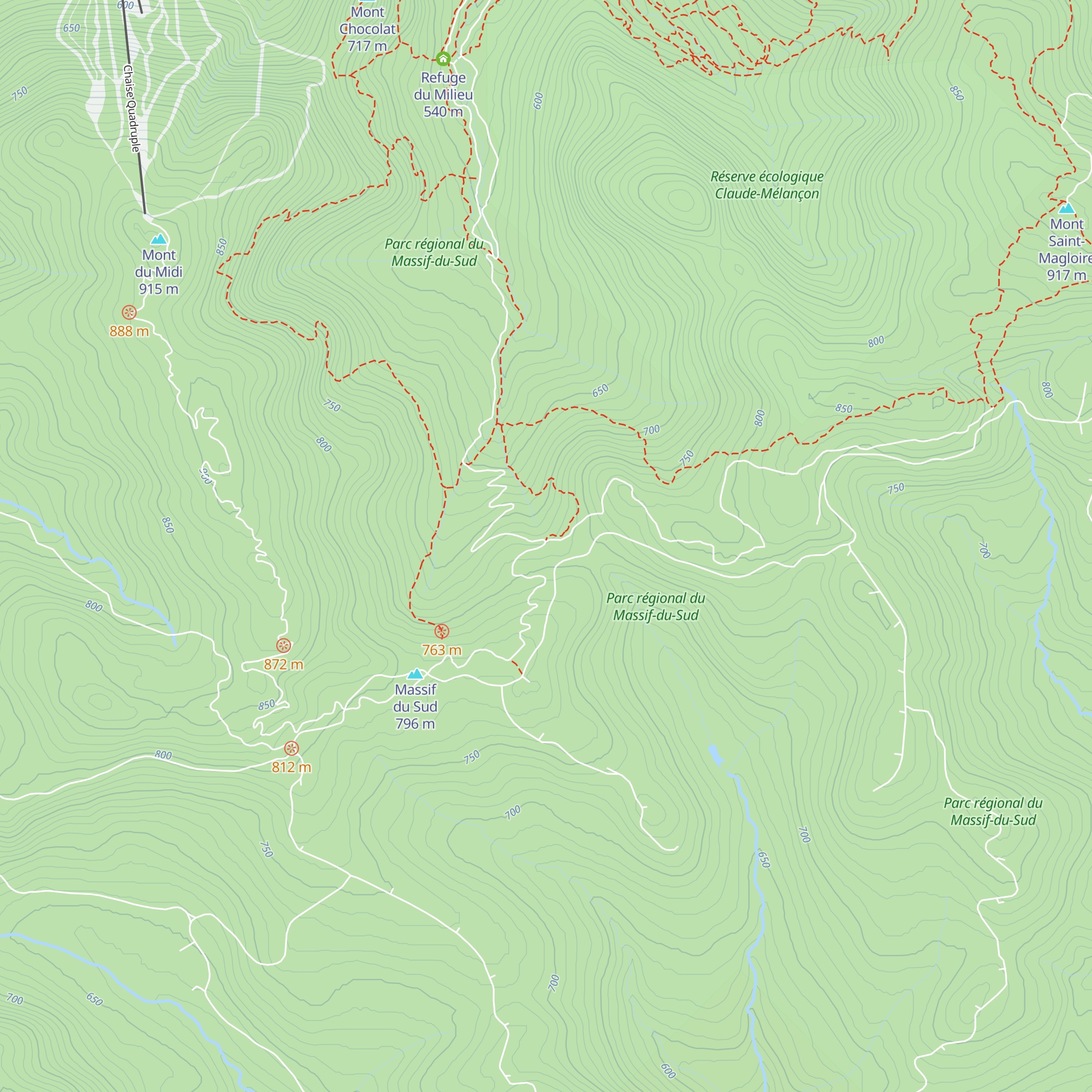 Camp de Base map