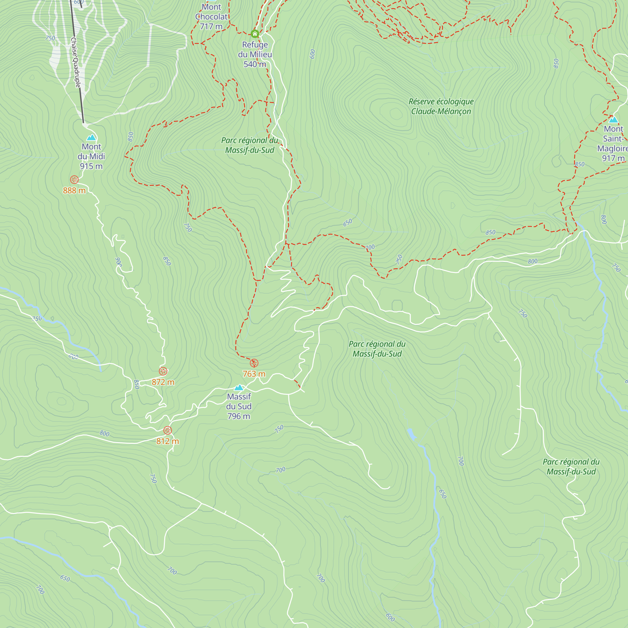 Camp de Base map