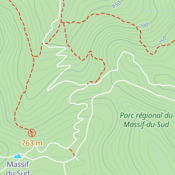 Map of Camp de Base