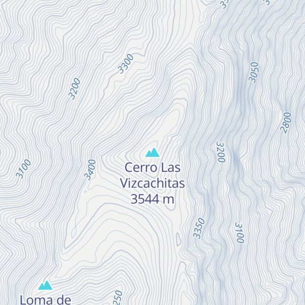 Map of Cerro Las Vizcachitas
