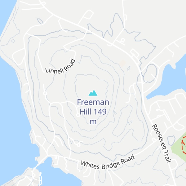 Map of Freeman Hill