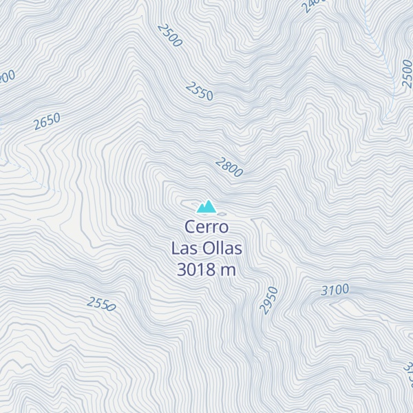 Map of Cerro Las Ollas