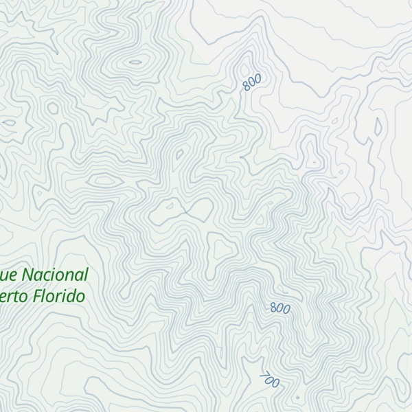 Map of Cerro Travesía