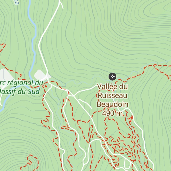 Map of Refuge des Cascades